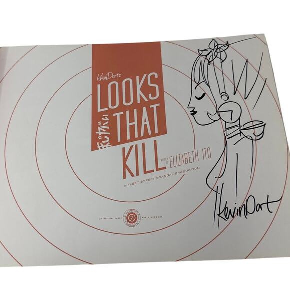 Kevin Dart's Looks That Kill by Elizabeth Ito Adventure Book DVD Signed - Picture 6 of 10